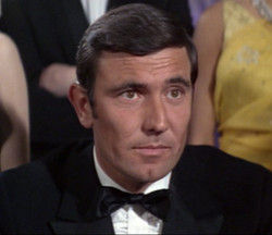 George Lazenby as James Bond in OHMSS (1969)