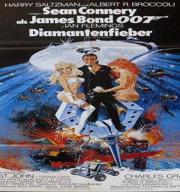 Diamonds Are Forever German Poster