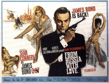 From Russia with Love Hand Drawn Poster