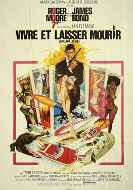 French Live And Let Die Poster