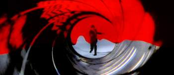 Sean Connery as James Bond in the Gun Barrel Sequence