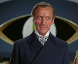 David Niven as James Bond in the 1967 spoof Casino Royale