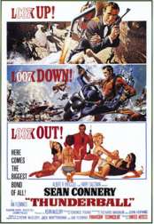 Thunderball Poster: Look Up! Look Down! Look Out!