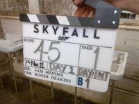 Skyfall on set