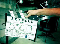 Skyfall on set